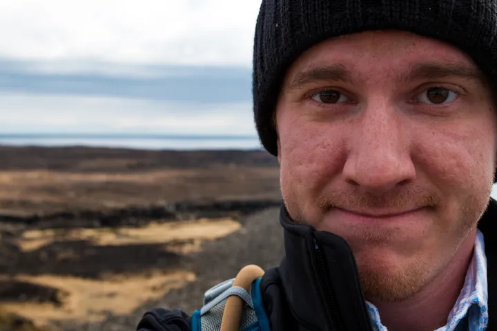 Sea cliffs on the coast of Iceland