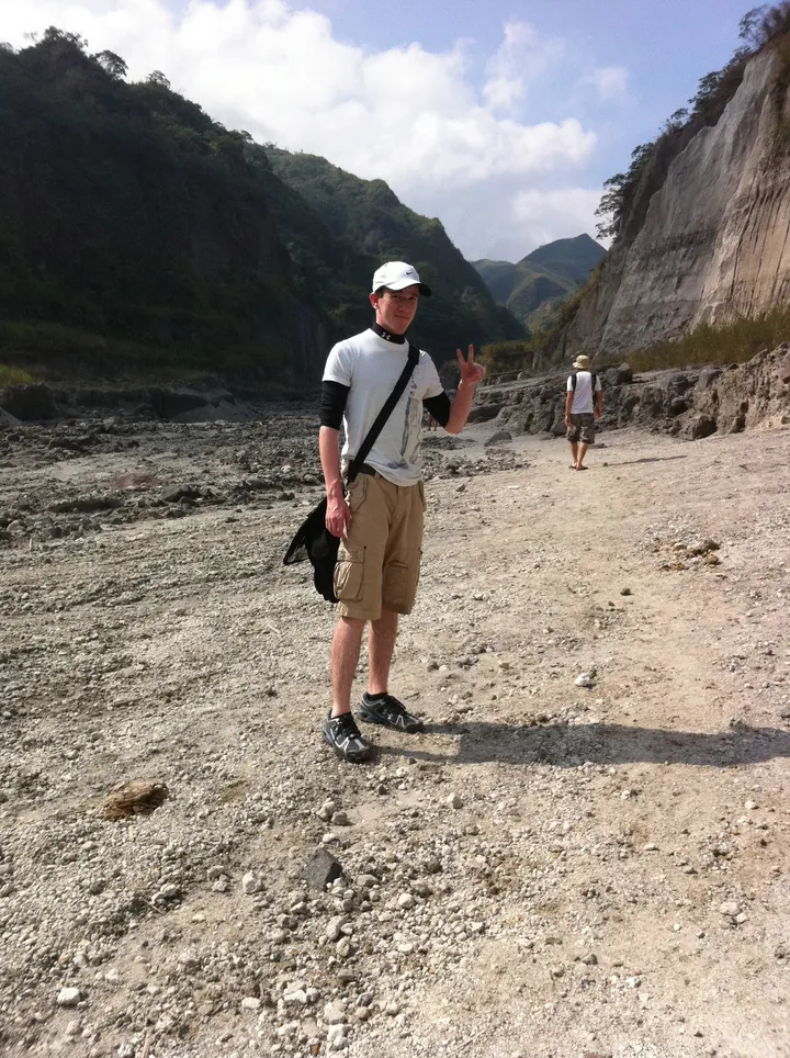 The hiking trail to Mt. Pinatubo's summit